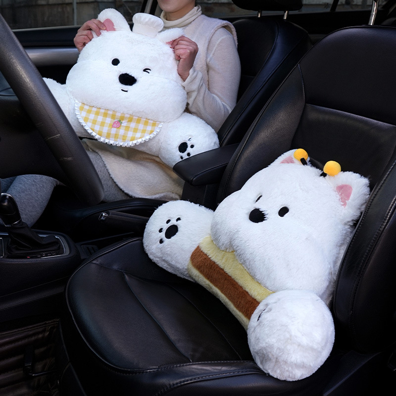 Cartoon Car Cushion Waist Sedentary Cushion Bedside Students Reading Cushion Waist Protection Pillow Pillow Cushion Sofa Backrest