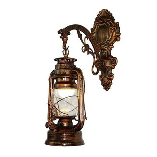 Chinese antique horse lamp wall lamp corridor decorative props restaurant retro wall lamp creative personality lamps wholesale