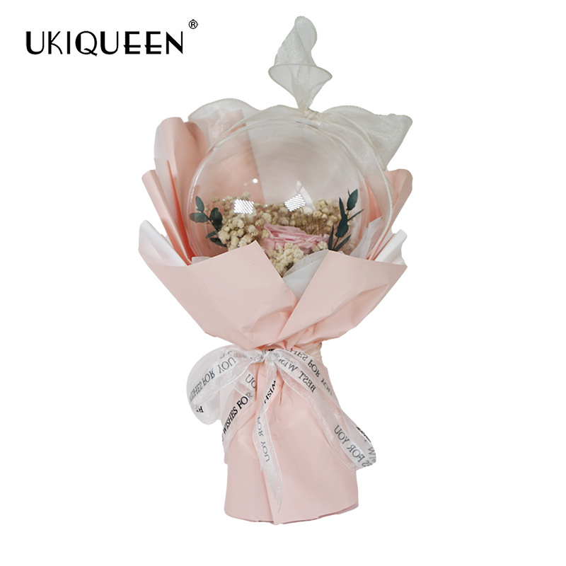Naxi reina eterna flor ramo estrellado ola bola burbuja bola regalo al por mayor regalo del Día de San Valentín