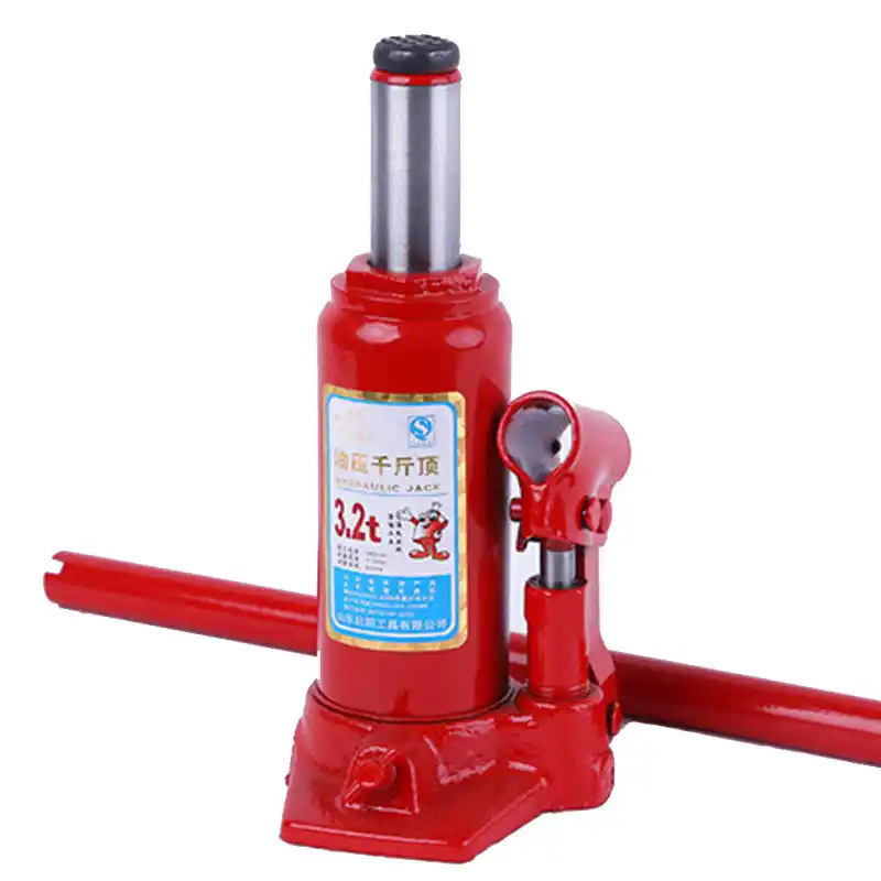 Car 0kg Ton Hydraulic Vertical Jack, 2 Ton 3 Ton Portable Car-Mounted Manual Jack, 0kg Ton Labor-Saving Hydraulic Jack for Small Cars