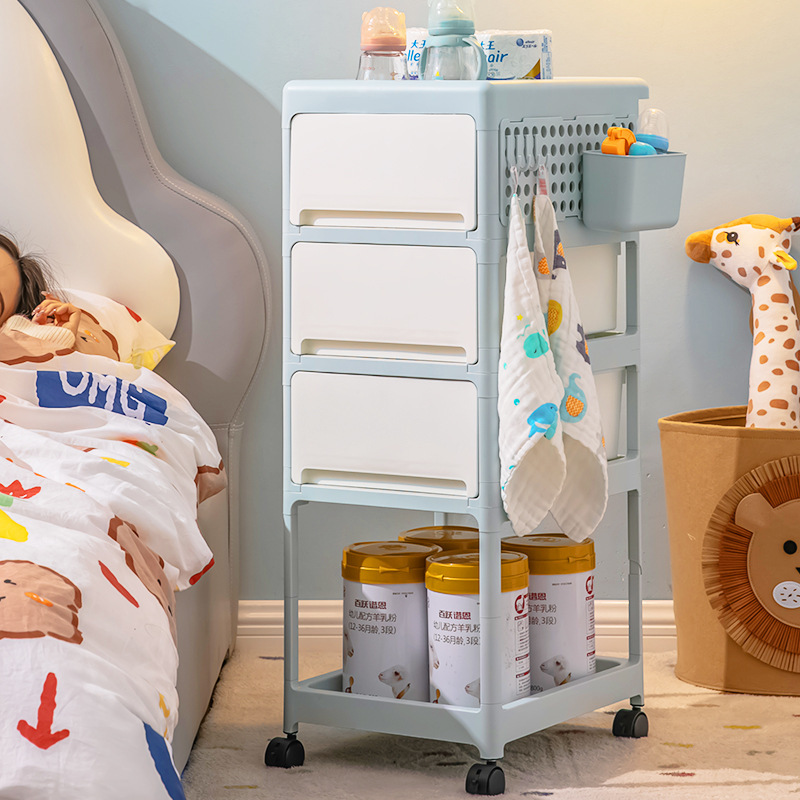 Storage system for home use, children's trolley for new born, milk powder for boxes 4