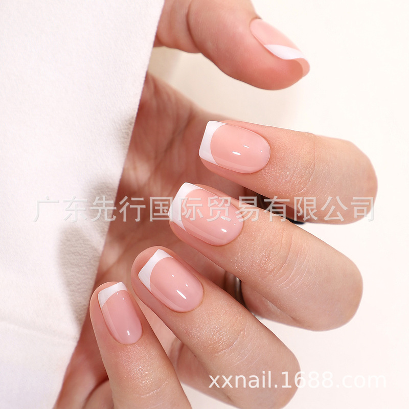 32Pcs Nails 16Size Gel Soft Nail Finished Fake Nail Press Manicure Patch Wearable Nails Cross-Border