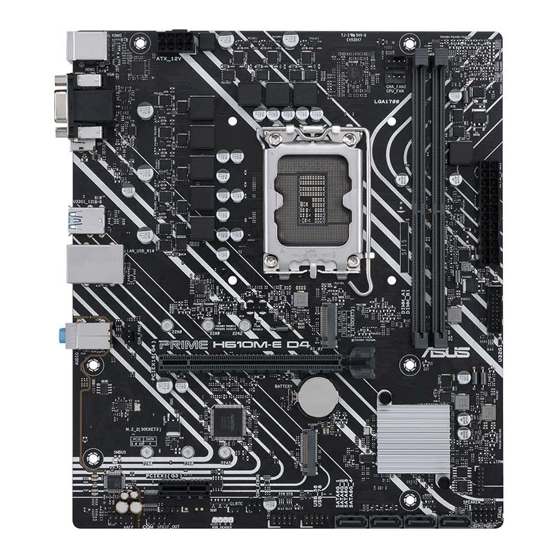 Серия Master Prime H610M-E D4 материнская плата поддерживает DDR4 (H610/LGA 1700)