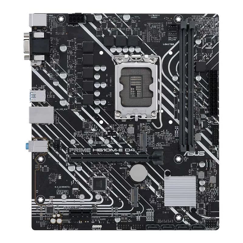 Серия Master Prime H610M-E D4 материнская плата поддерживает DDR4 (H610/LGA 1700)