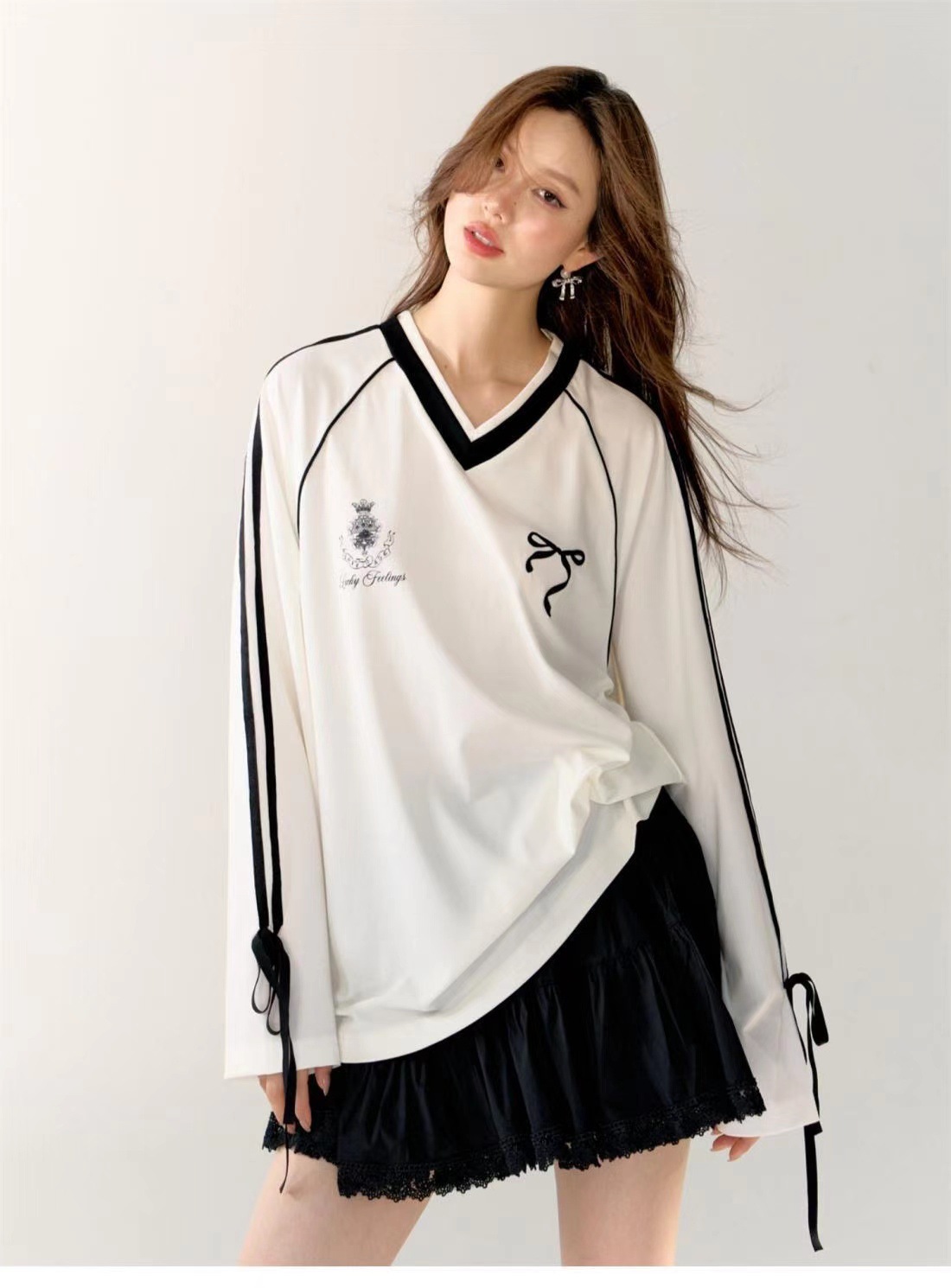 Black Long Sleeve Pullover