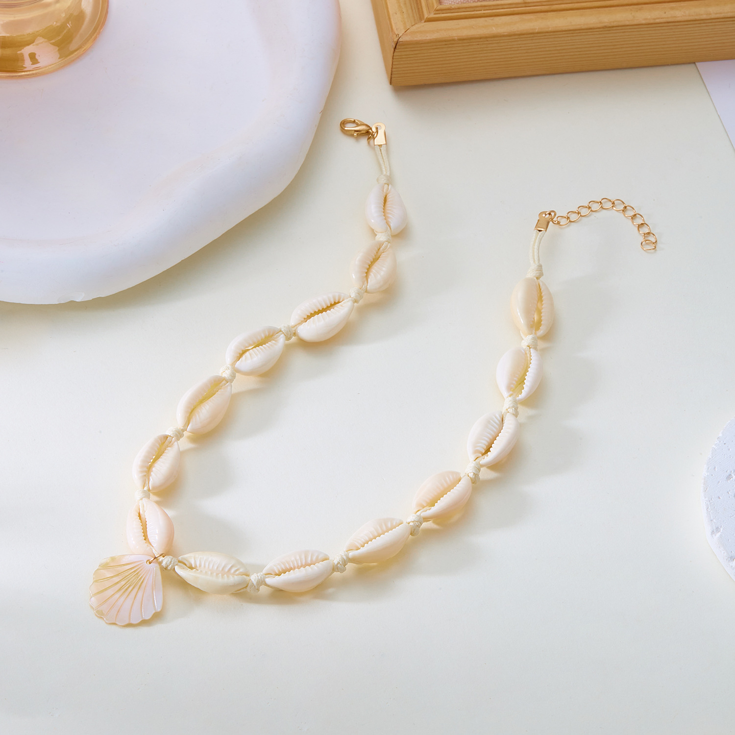 25g Weight Lobster Trigger Clasp Closure Clasp Closure Type Shell Pendant Material Pendant Necklace Classification Shell Chain Material 1 Piece Quantity Holiday, Travel Occasion Alloy, Shell Material Shell Pattern All Seasons Season Women's Gender Beach Style Beach Shell Alloy Shell Lobster Trigger Clasp Closure Pendant Necklaces Wholesale 7