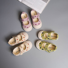 2023春秋女童鞋韩国儿童帆布鞋女童软底小宝宝透气幼儿园韩版布鞋