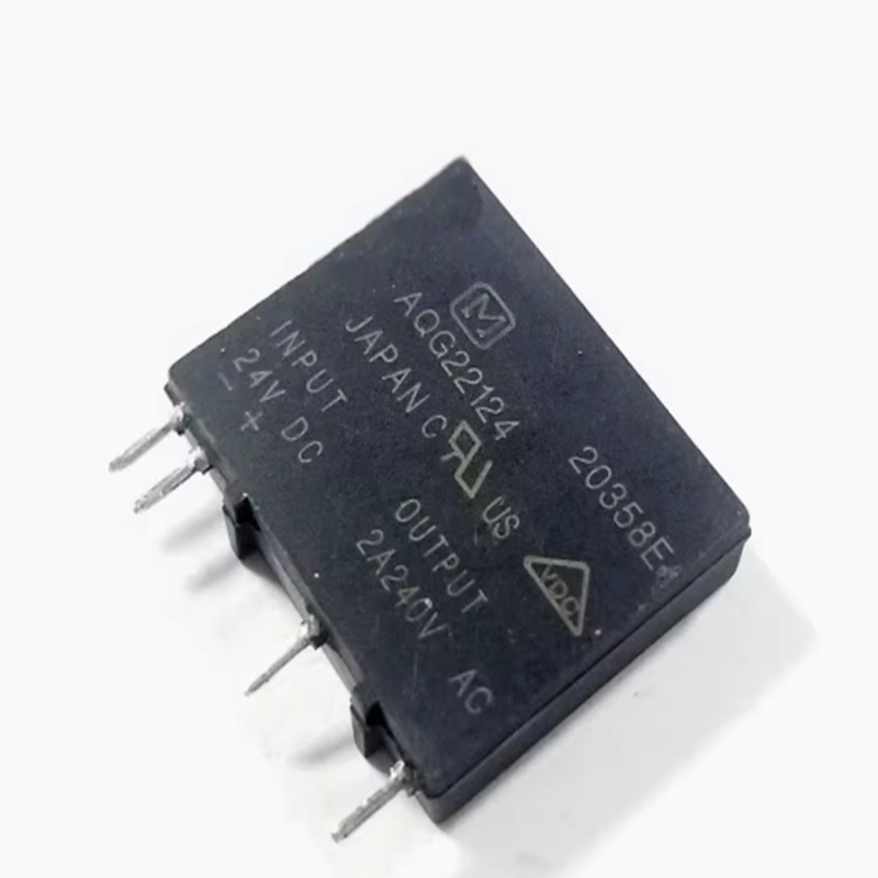原装正品 AQG22124 封装 DIP-4  2 4V 2A 24VDC固态继电器