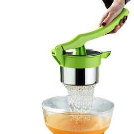 压橙子机不锈钢手动榨汁机挤柠檬炸汁西瓜橙汁水果柠檬夹子汁器热