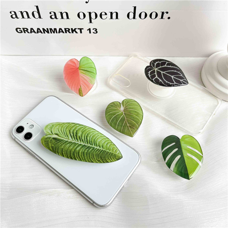 22g Weight Universal Applicable Brands Airbag Bracket Classification ABA, tpu Material Leaves Pattern Casual, Cute Style Leaves ABA Tpu Casual Cute Universal Airbag Bracket 3