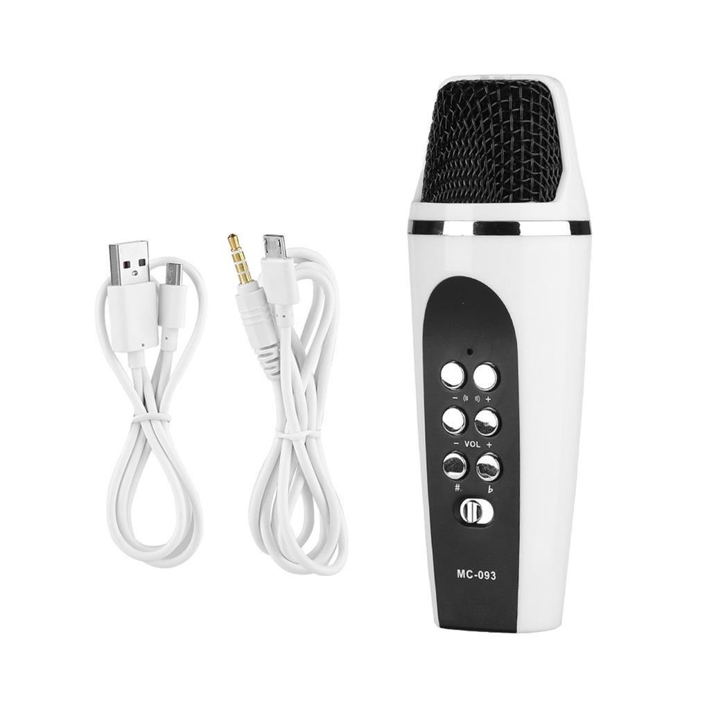 Micrófono universal de karaoke para TikTok, mini micrófono de computadora para transmisión en vivo, micrófono de mano con cable para karaoke