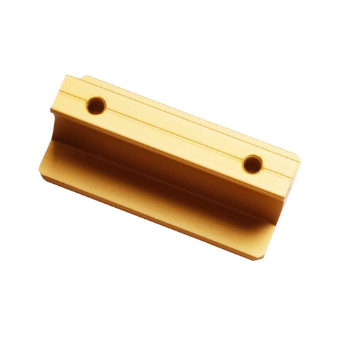 Manufacturer supplies modern aluminum alloy cabinet bedside table handle rectangular simple light luxury furniture hardware accessories