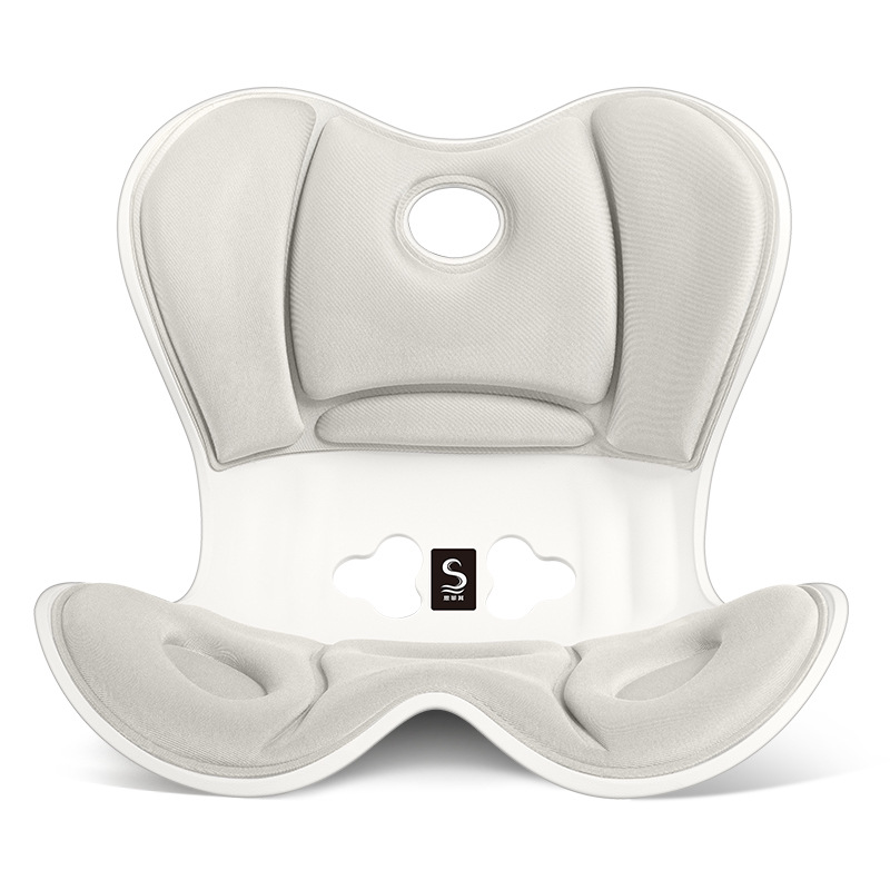 Sfiffy memoria algodón de oficina sedentaria almohadilla antideslizante cojín de cintura ergonómica de acolchado para el hogar