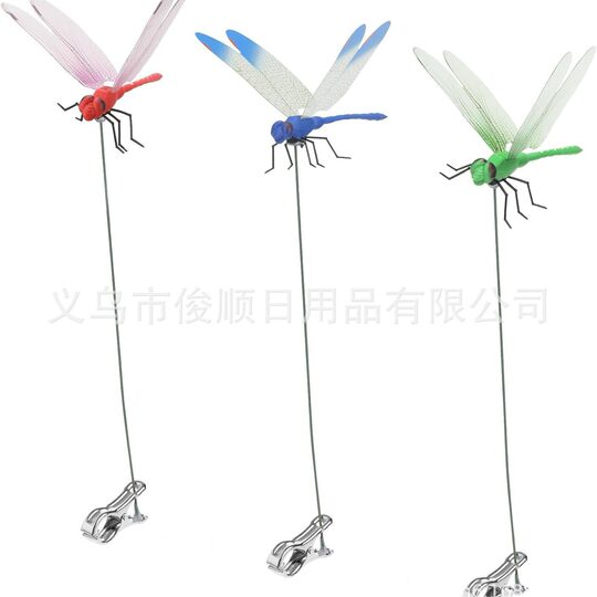 Fake Dragonfly Clip Fake Dragonfly Bolt Clip drive flies decorative Clip 3D Dragonfly decorative Clip