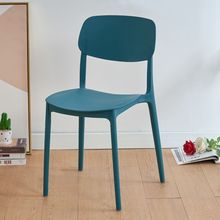 家用加厚塑料餐桌简约餐椅靠背凳子餐厅久坐靠背椅椅子厂家热卖