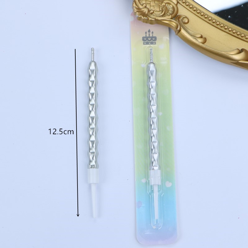 50 velas digitales de oro para el pastel de cumpleaños en caja independiente plata curva decoración de mesa de postres