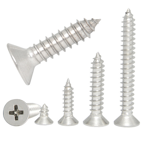 304 stainless steel cross countersunk head self-tapping screws KA flat head self-tapping screws GB846 self-tapping screws M2-M6