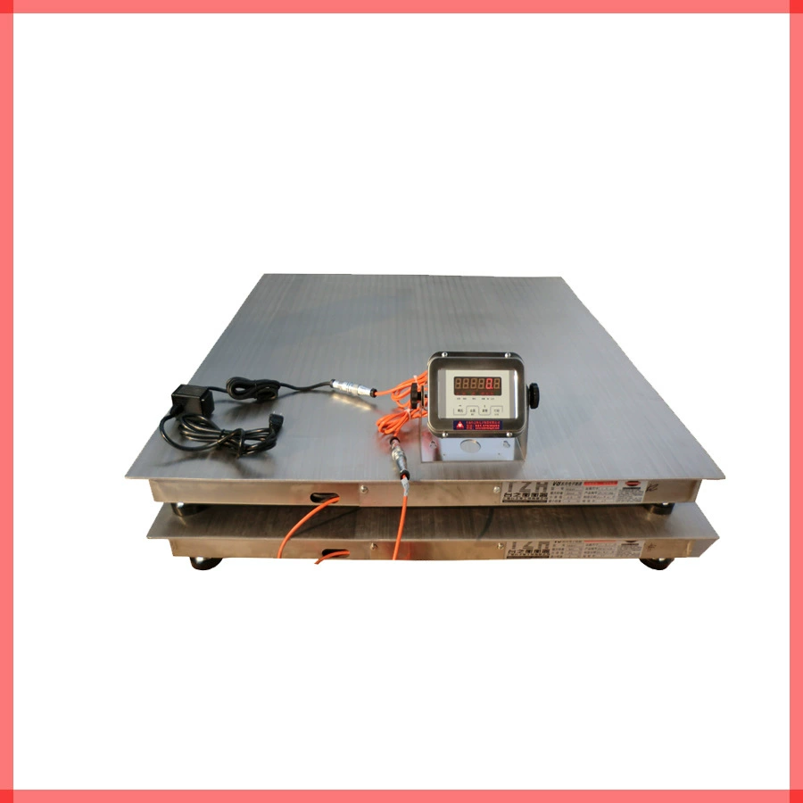 Весом 1 тонна, 2 тонны, 3 тонны, цифровые напольные весы из нержавеющей стали, водонепроницаемые весы опционального размера.