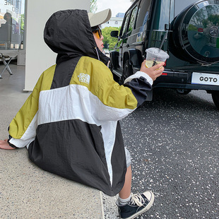 Children's Clothing Boy's Summer Sunscreen Clothing Summer Lightweight Jacket Breathable 2025 New Style Boy's Summer Sunscreen Clothing Trendy