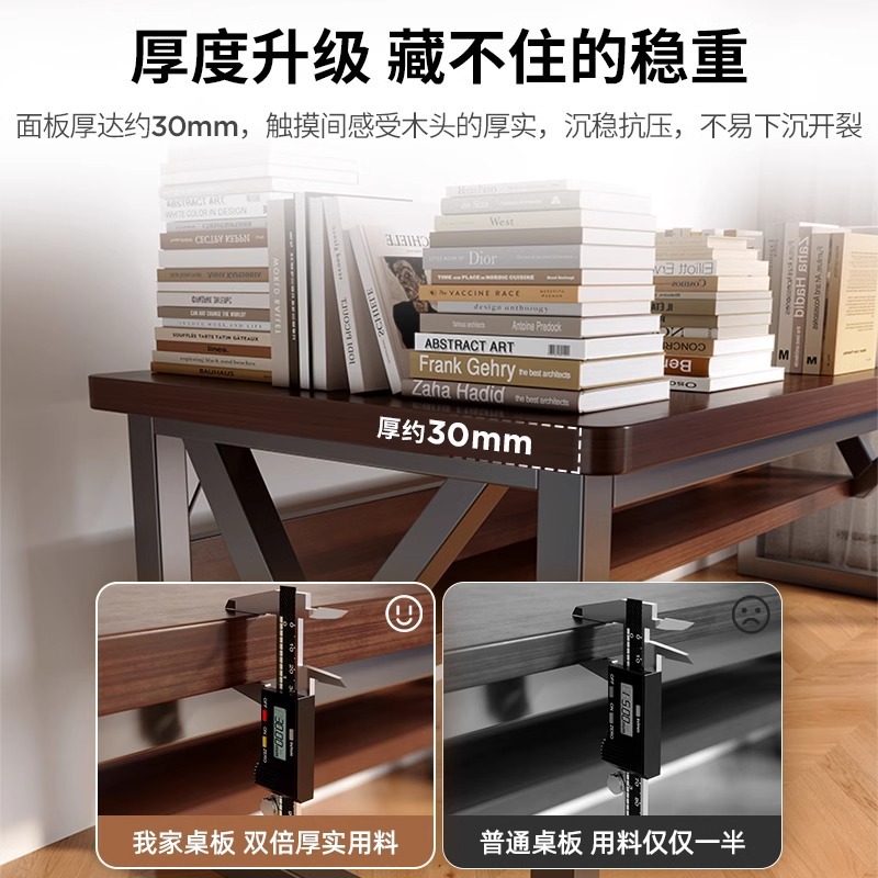 Mesa de computadora de madera sólida mesa de escritorio casera mesa de trabajo mesa de dormitorio rectangular mesa de oficina simple