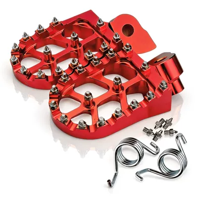 Motosiklet ləvazimatları və aksesuarları footrests, suitable for off-road vehicles, with - red