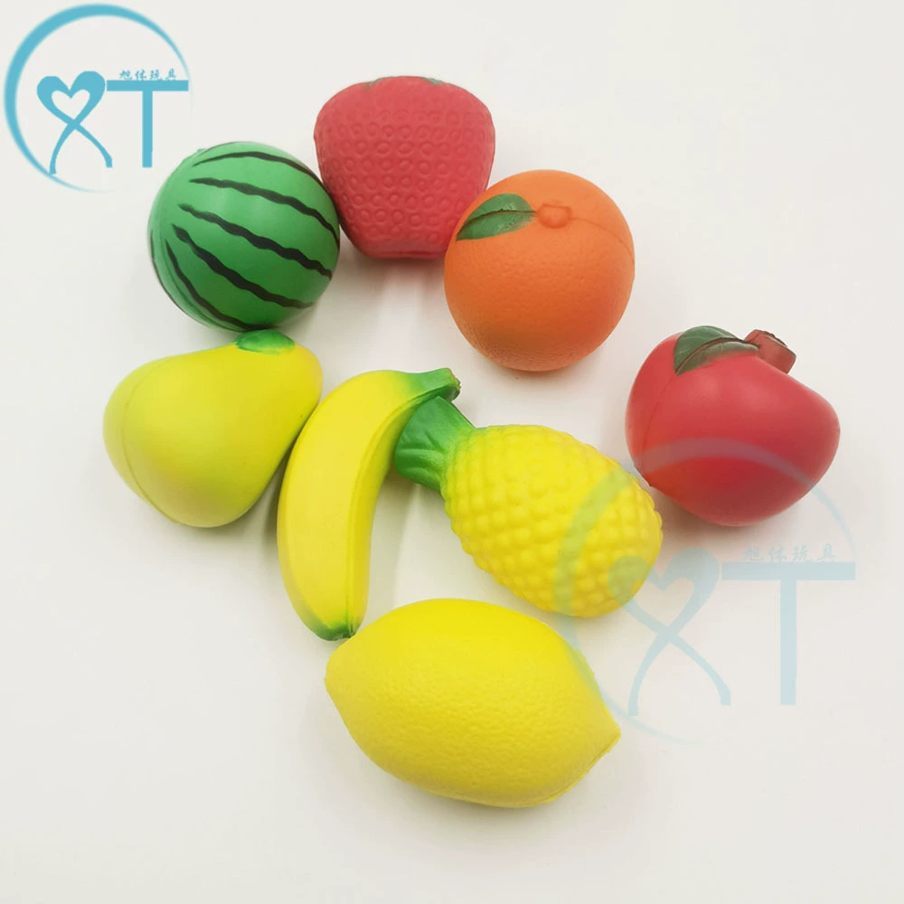 Трансграничное Моделирование фруктов из искусственной пены игрушка маленький Apple декомпрессионный вентиляционный шар Мини маленький овощной логотип для печати