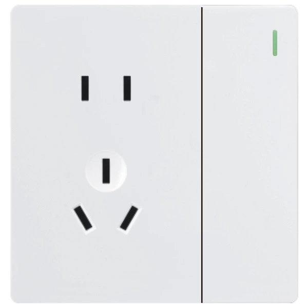 86 type five-hole socket wholesale wall concealed switch socket panel five-hole household 16A air conditioner plug board white