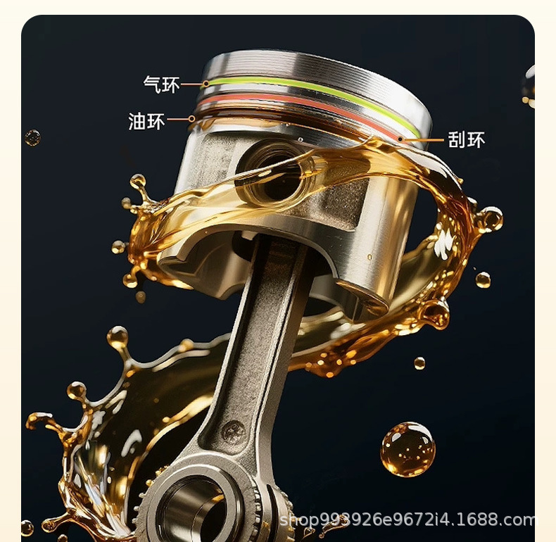Piston Ring Release Agent, Carbon Deposit and Sludge Cleaner, Improves Engine Power, Eliminates Blue Smoke from Burning Oil in Gasoline and Diesel Vehicles