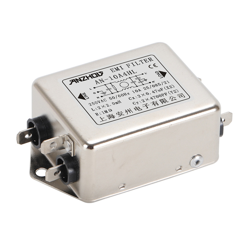 AN-10A4HL 250V EMI交流电源滤波器 噪音滤波器 频率元件