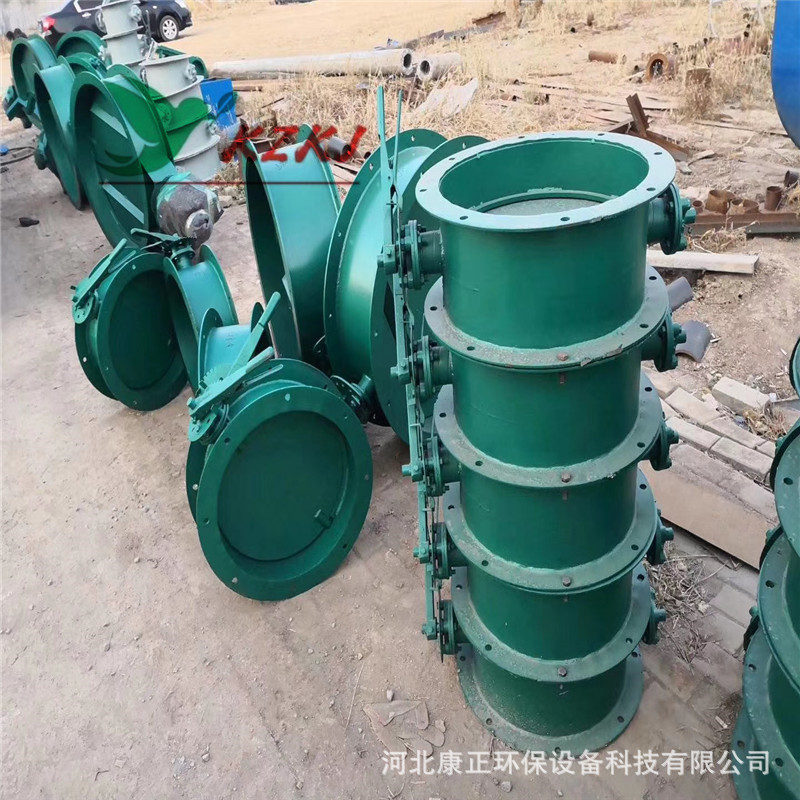 焚烧炉烟道通风蝶阀高温开关法兰调风阀电动圆风门挡板风阀厂家