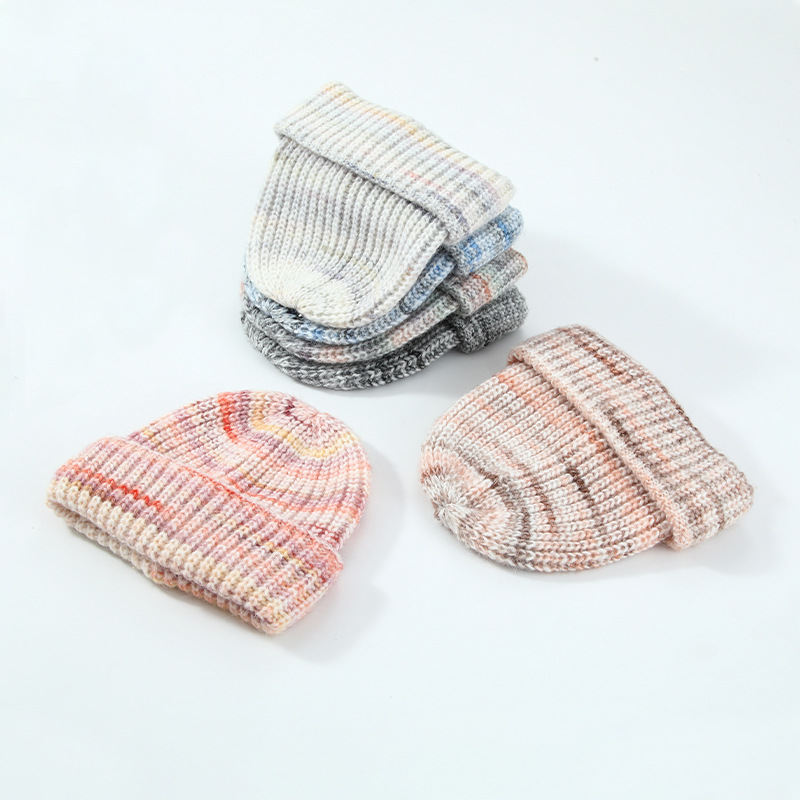 Woll gestrickt fir Fraeninselen Villfälteg waarm Hierscht a Wanter Villfaarweg Kleng Leit Gradient Geflapt Woll Kal_voghion.com