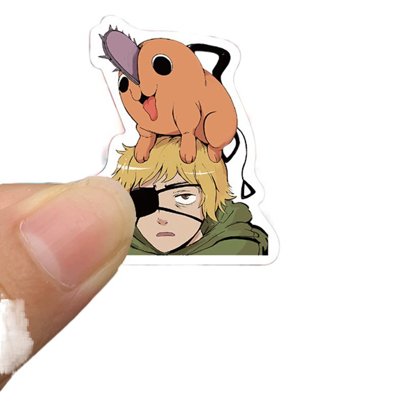 50 последних мультяшных бензопил граффити наклейки декоративный багаж гитара ноутбук DIY водонепроницаемые наклейки партия