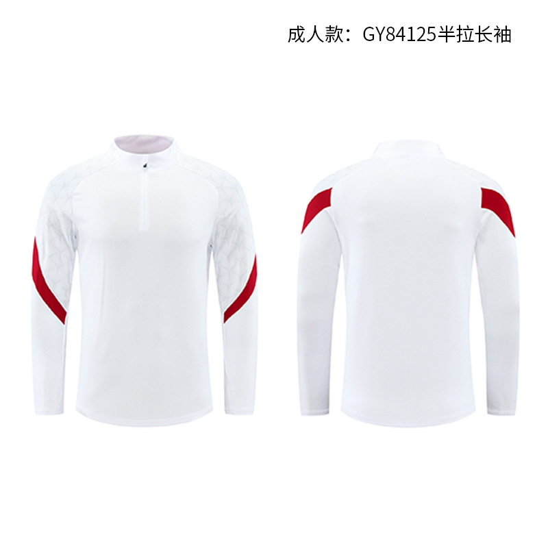 Juegos de otoño y invierno, ropa de equipo, manga de hombro, carrera transfronteriza de dos piezas, traje deportivo de hombre personalizado