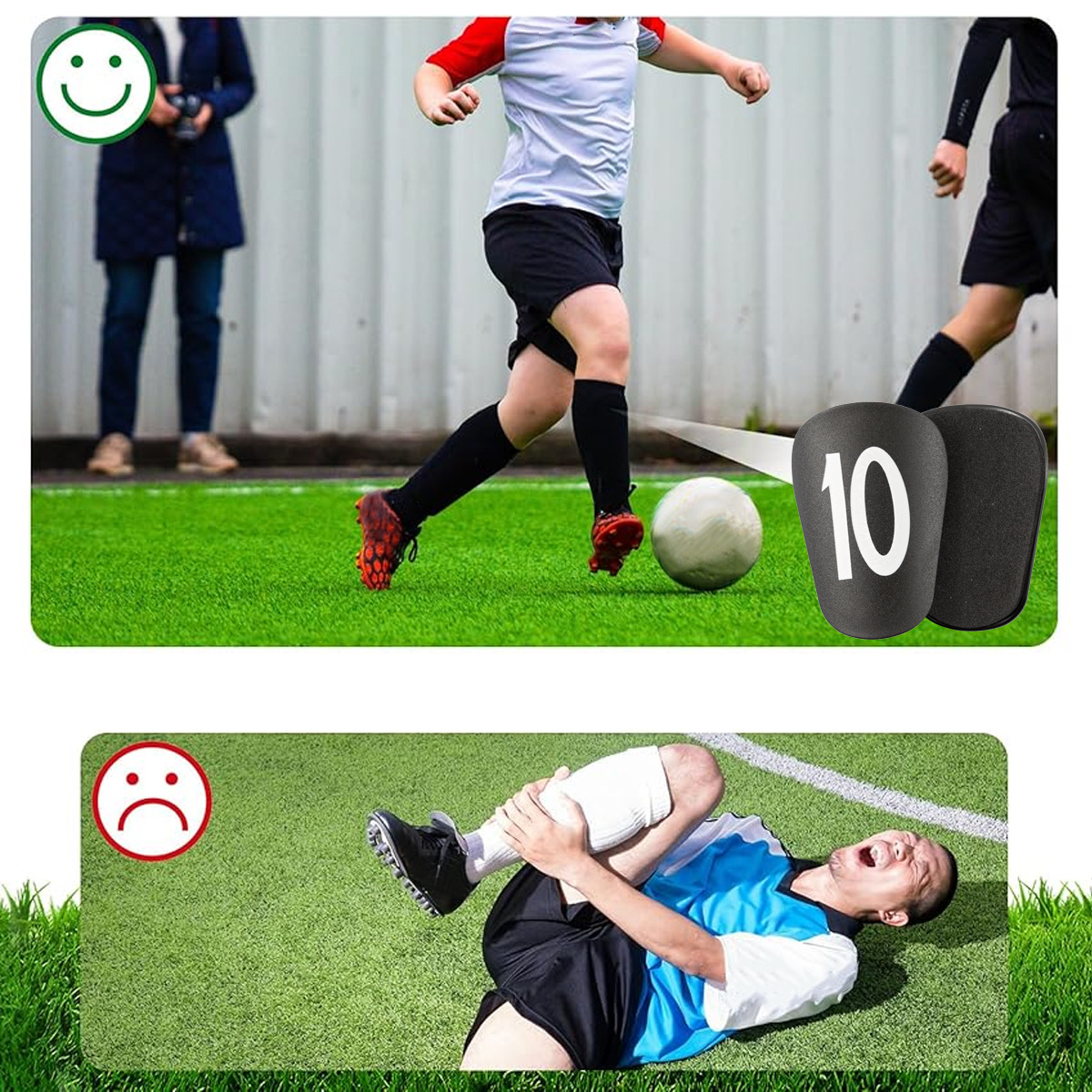 Shin Guard Digital Shin Guards Shinguards Children's Football Inserts Thickened Adult Mini Shin Guards Sports Protective Gear_viptrois.com