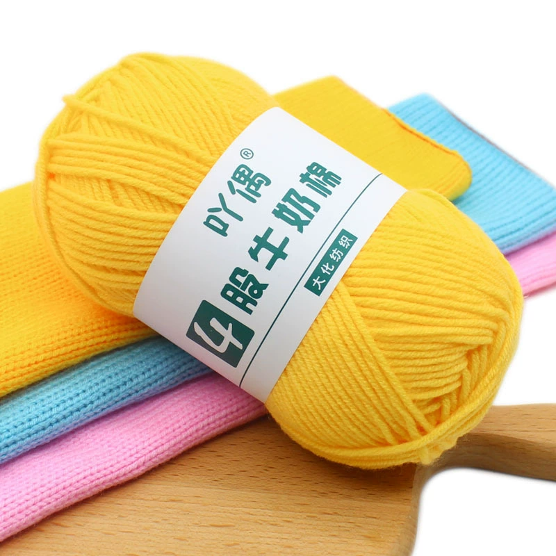 Crochet Yarn for Handmade Dolls (DIY), Soft Wool Blend, 15 cm Doll Size, Multi-Color Options