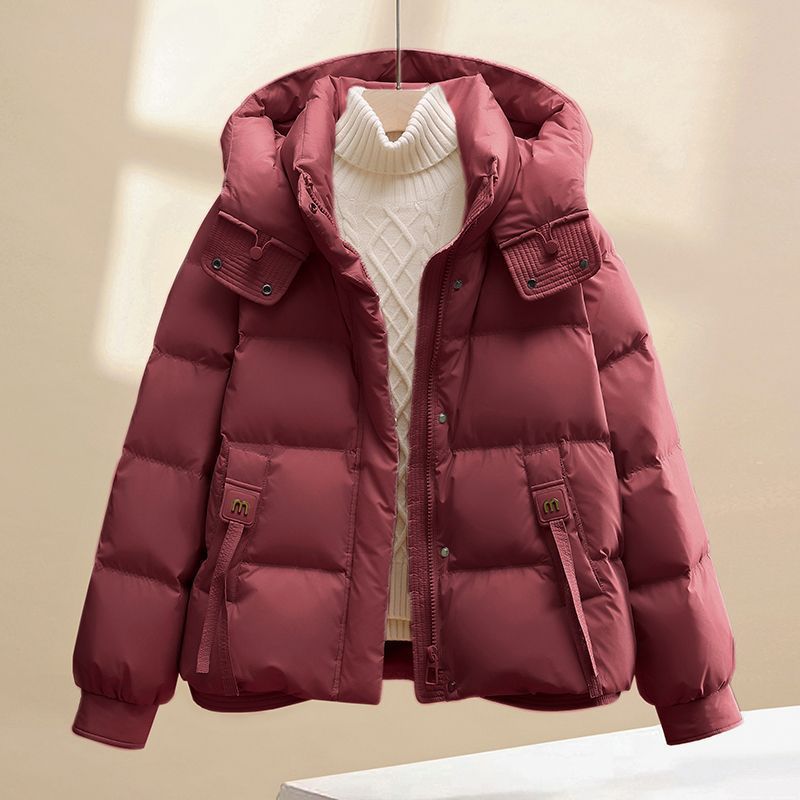 2025冬季新款加厚保暖羽绒棉服女短款棉袄外套韩版时尚小个子棉衣|undefined