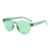Transparent glasses, trend sunglasses, sun protection cream, Japanese and Korean, gradient, UF-protection