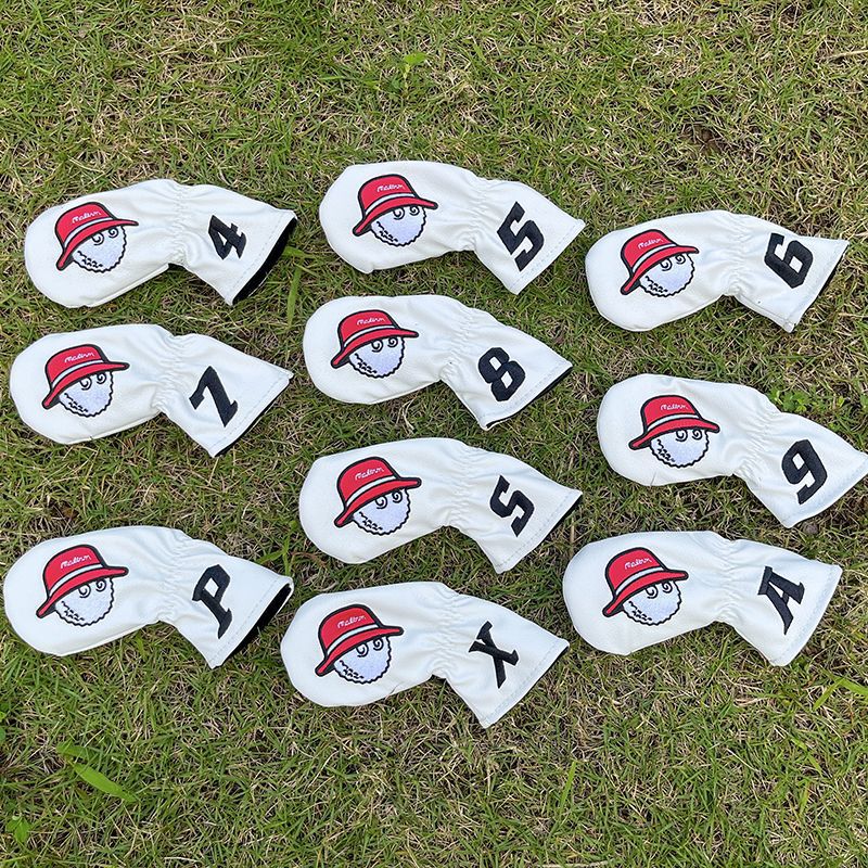 흰색 부드러운 가죽 아이언 세트(10개)