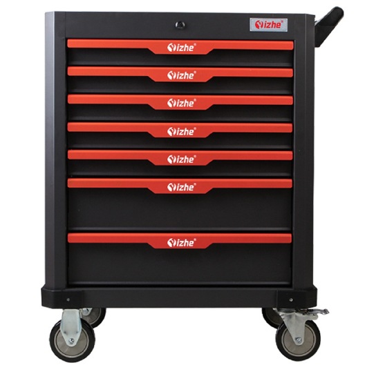 Vehículo de herramientas del fabricante de origen, gabinete móvil de servicio pesado, cajón grueso portátil, carro de herramientas con poleas