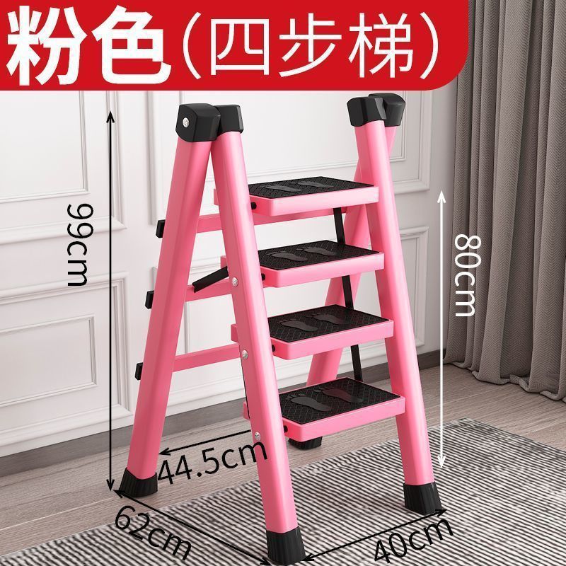 escalera doméstica escalera plegable de acero al carbono espesa escalera móvil escalera retráctil escalera multifuncional escalera interior