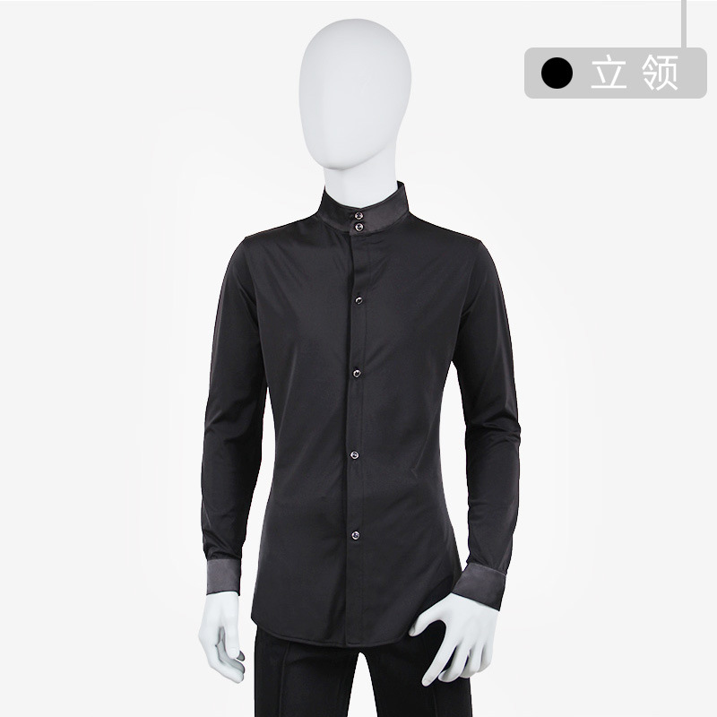 Black stand collar without crotch