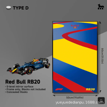 厚さ3.5CMの最新製品は、レゴ壁掛けビルディングブロックディスプレイフォトフレーム、メルセデスベンツAMGポルシェ吊り下げ額縁と互換性があります。