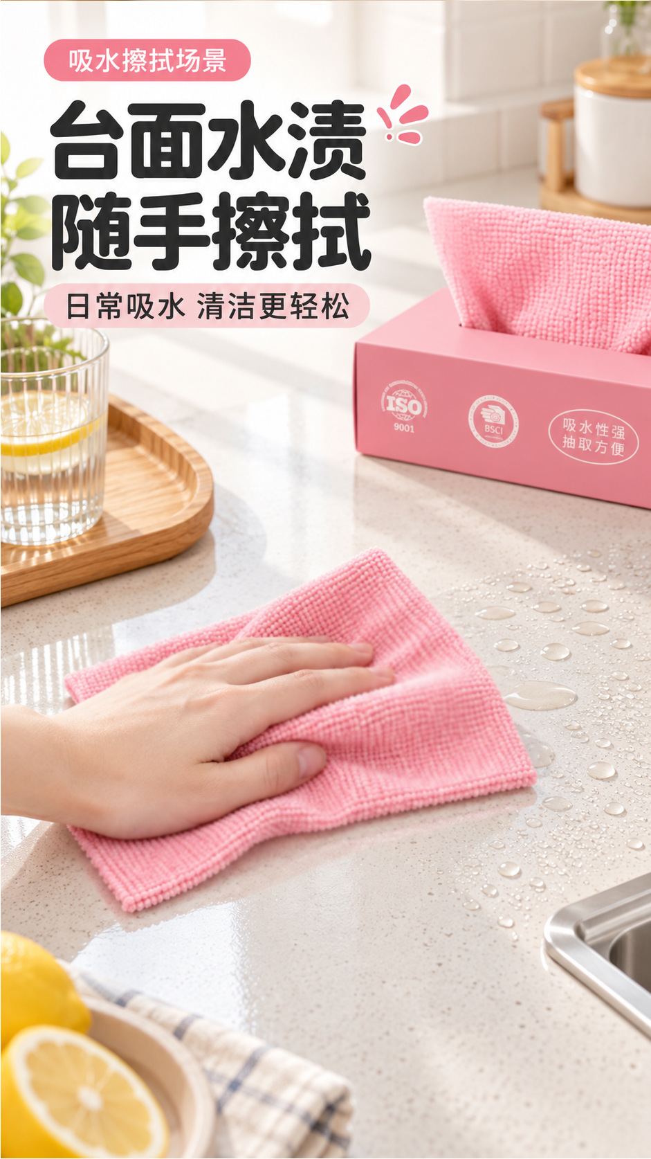 Bulaşık yıkama bezi tüy bırakmaz, yağ lekelerini çıkarır, çıkarılabilir tek kullanımlık tembel bez, mikrofiber mutfak özel bulaşık yıkama bezi