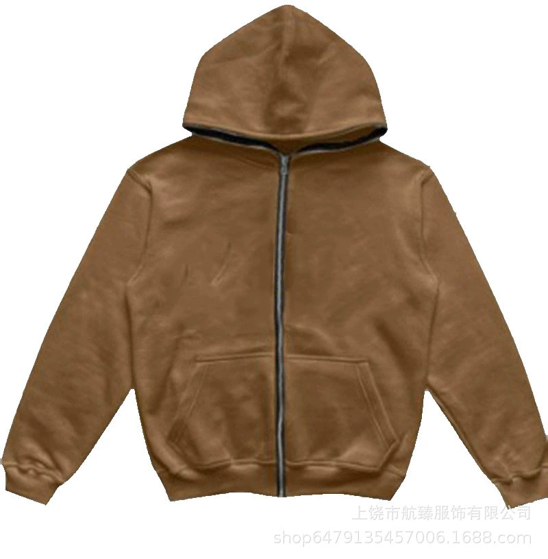 Мужской худи с полным молнией, разноцветный, размеры S–XXXL, варианты с короткой молнией и без молнии