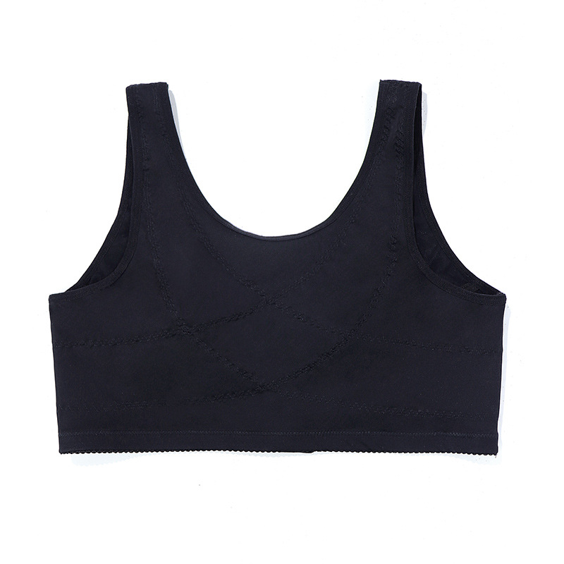 Los pechos grandes de comercio exterior muestran ropa interior pequeña sin costuras de gran tamaño con hebilla frontal sujetador de encaje ultrafino con todo incluido sujetador sin anillo de acero al por mayor