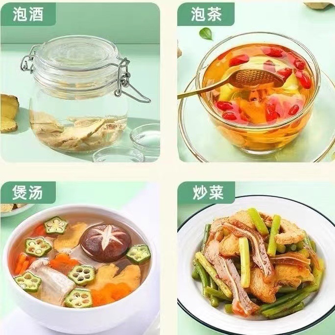 Dried Ginger Slices Xiao Huang Jiang 150g Yunnan Origin for Tea Soup and Seasoning quality and texture