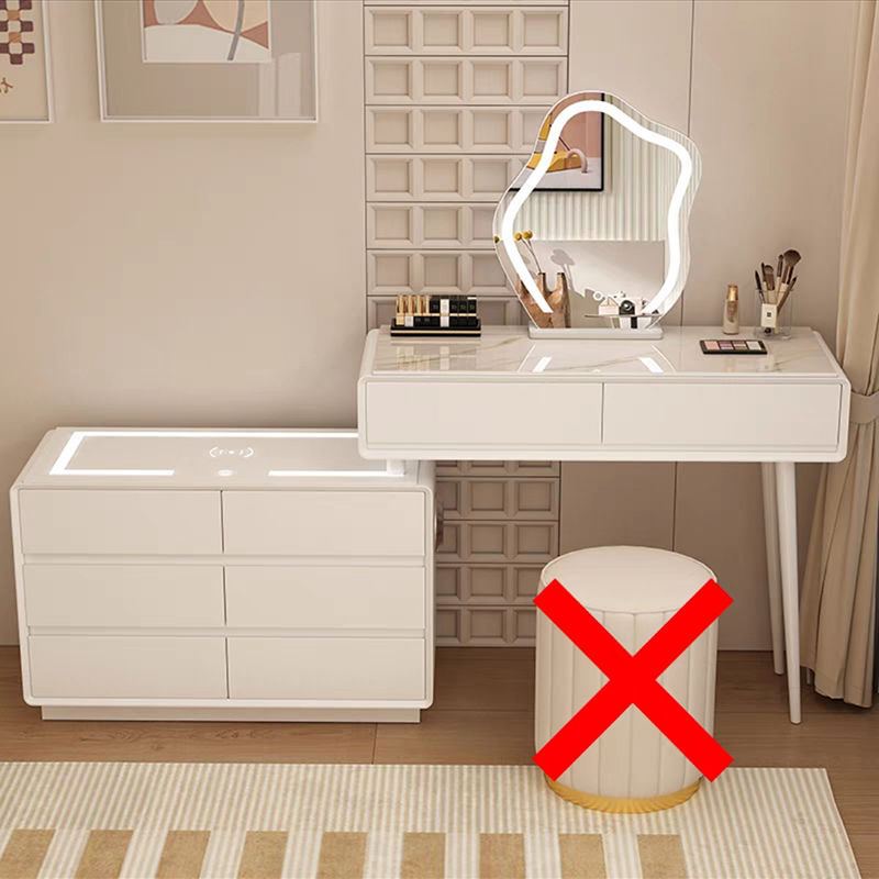 100cm 테이블 + 캐비닛 + 구름거울