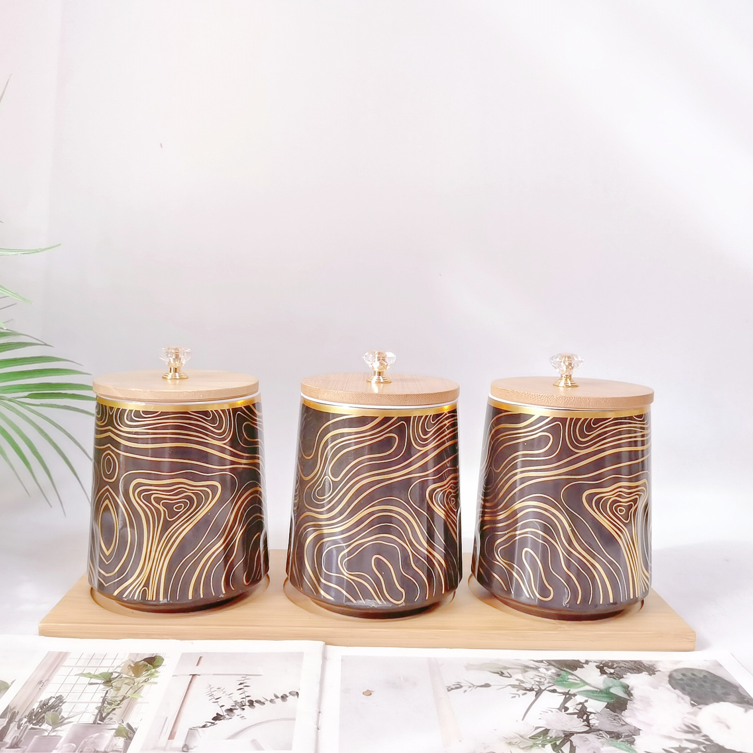 Tanques de condimentos de exportación de Oriente Medio, tanques sellados de cerámica para dedos, tanques de almacenamiento y almacenamiento de granos diversos, tanques de azúcar de café, tanques de almacenamiento de alimentos