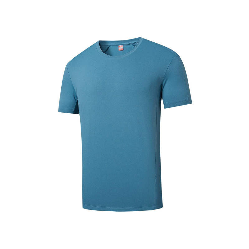 New cross-border summer outdoor running and fitness sports T-shirt, thin quick-dry ice silk men's simple round-neck top New cross-border summer outdoor running and fitness sports T-shirt, thin quick-dry ice silk men's simple round-neck top