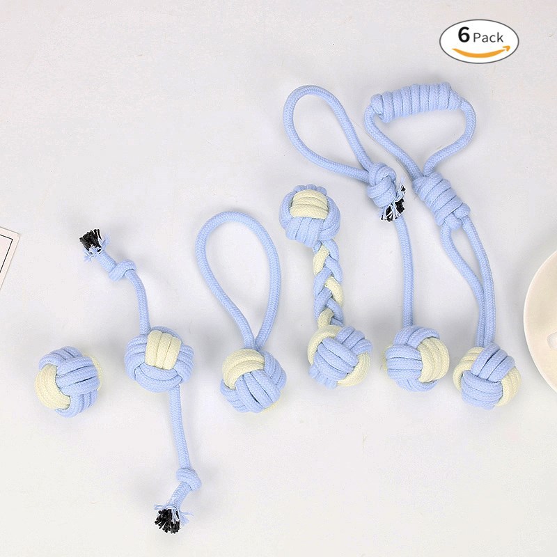 Wholesale Simple Molar Multicolor Braided Cotton Rope Pet Toy Ball Nihaojewelry display picture 18